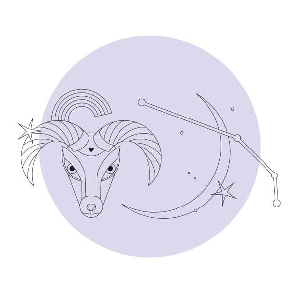 Aries Season | Free colouring sheet