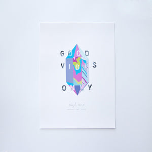Good Vibes Only Print | A4/A5 - Lottie Suki