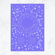 Astrology Birth Chart | Personalised Art Print | Violet Prints Lottie Suki 