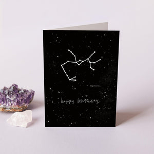 Sagittarius Zodiac Birthday Card | 22nd November - 21st December Cards Lottie Suki 