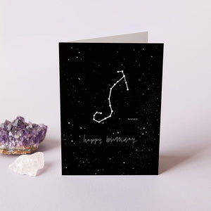 Scorpio Zodiac Birthday Card | 23rd October - 21st November Cards Lottie Suki 